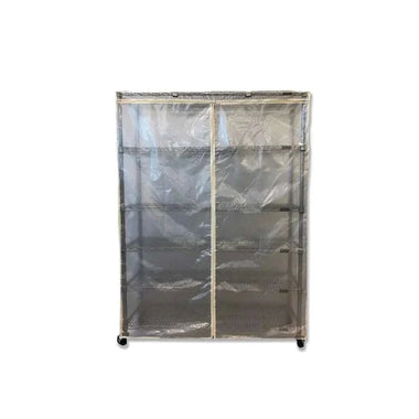 Storage Shelving Unit Cover, fits racks 36"W x 14"D x 54"H all see through mesh PVC