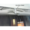 Storage Shelving Unit Cover, fits racks 36"W x 18"D x 72"H in Grey-6