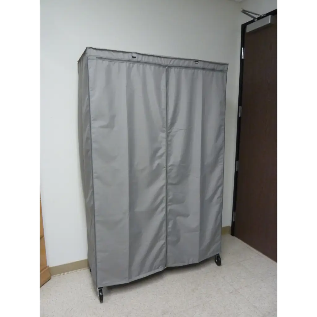 Storage Shelving Unit Cover, fits racks 60"W x 18"D x 72"H in Grey