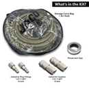 ViperFlow Poly Air Hose Kit - 1/4" x 30 ft.-8