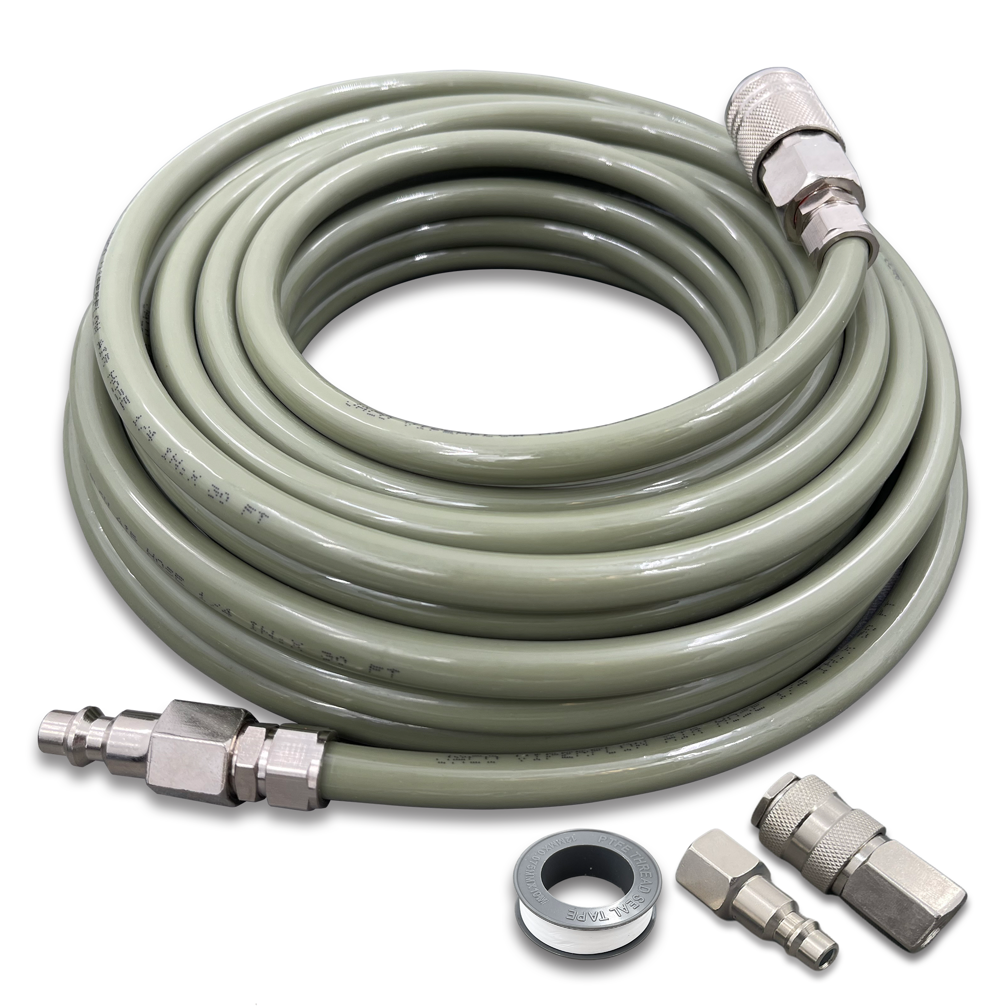 ViperFlow Poly Air Hose Kit - 1/4" x 30 ft.