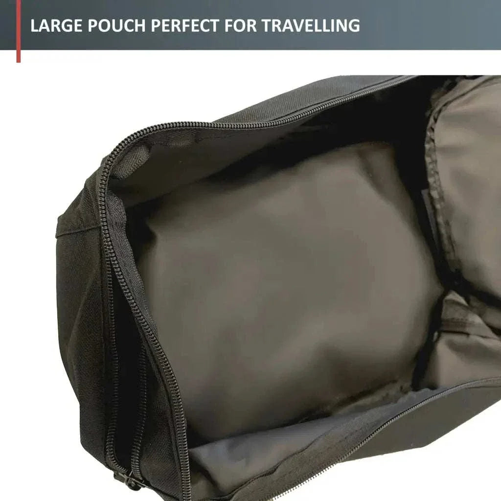 Water-Resistant, Magnetic Motorcycle Tank Bag with Window: Black, Universal Fit, 10 Liter Capacity