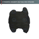 Water-Resistant, Magnetic Motorcycle Tank Bag with Window: Black, Universal Fit, 10 Liter Capacity-5