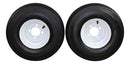 18x8.50-8 with 8x7 White Assembly for Golf Cart and Lawn Mower (Set of 2)…-1