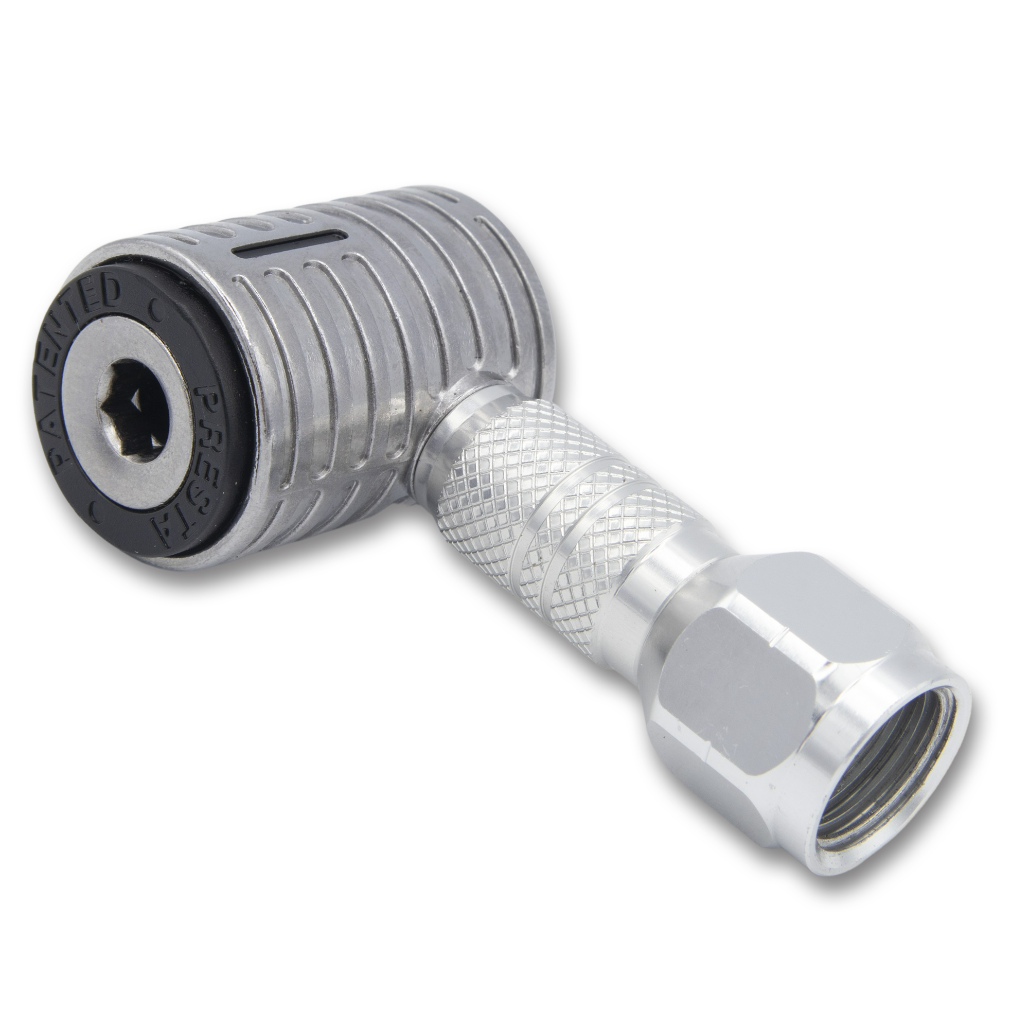 Lightning™ XP Locking Presta Air Chuck for Bike Tires - 1/4" F-NPT (Presta Valves)