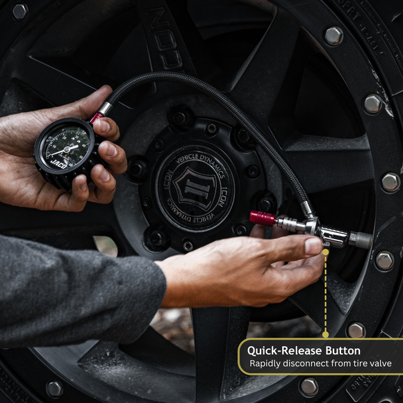 Lightning™ RX4 Tire Deflator with Gauge - 60 PSI | Rapid Off Road Air Down Tool