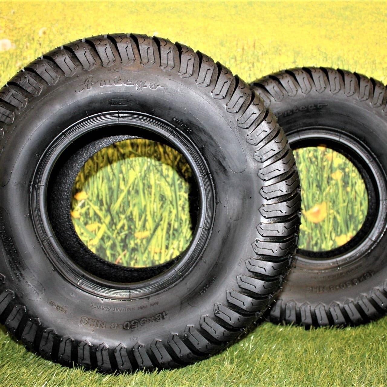 (Set of 2) 18x9.50-8 Turf Tires ATW-003.