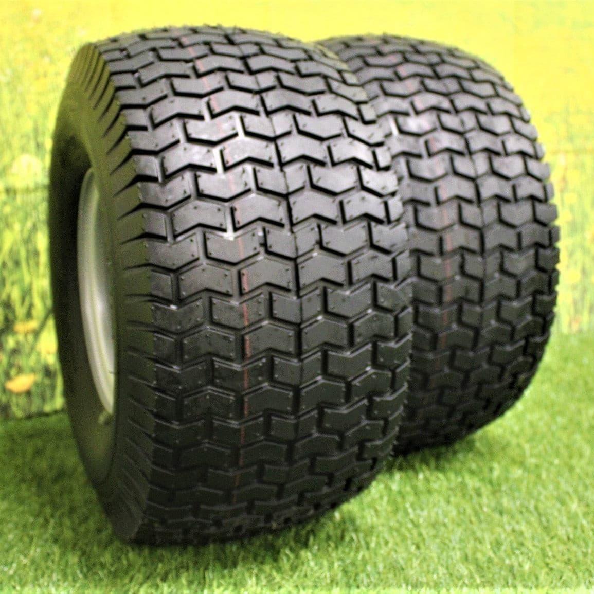 (Set of 2) (ATW-001) 20x10.00-8 Tires & Wheels 4 Ply for Lawn & Garden Mower (Compatible with Husqvarna).