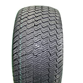 22x11.00-10 Turf tire with 10x7 Matte Black Wheels for Golf Cart (Set of 4).