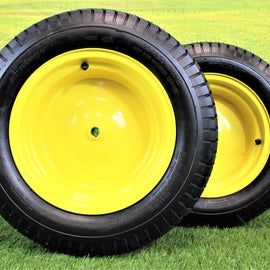 22x9.50-12 4 Ply Turf Tires & Wheels for John Deere Lawn & Garden Mower Turf Tires (Set of Two).