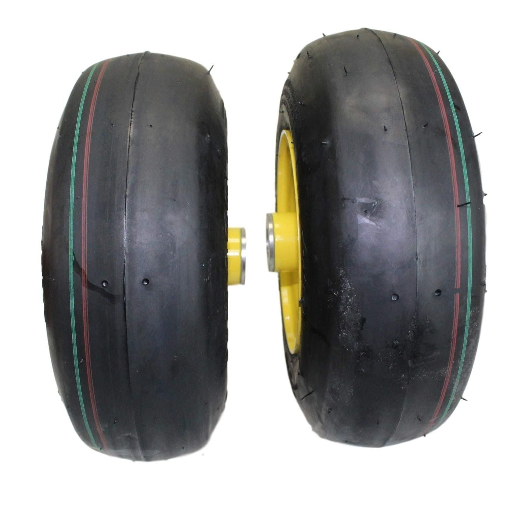 11x4.00-5 John Deere Pneumatic Tire/Wheel Assemblies - Replacement AM101589 - (Set of Two).