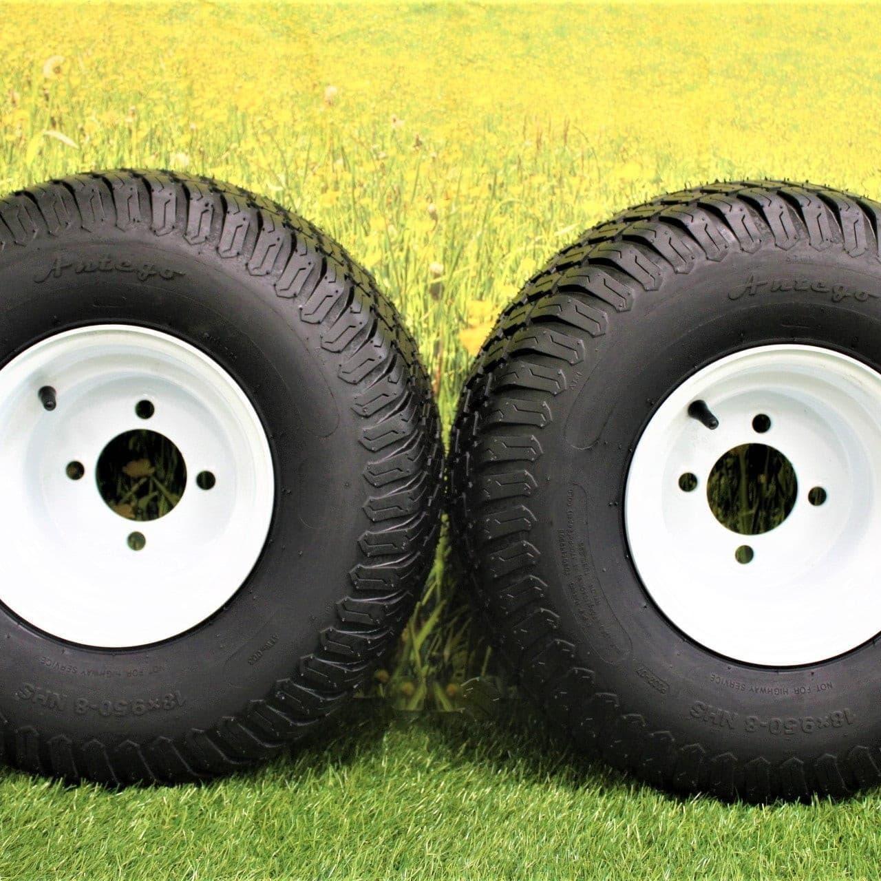 18x9.50-8 Toro/Exmark Wheel Assemblies - Replaces 110-6883, 120-249 (Set of Two).