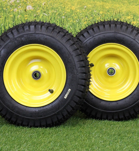 16x6.50-8 Tires & Wheels 4 Ply for Lawn & Garden Mower Turf Tires .75