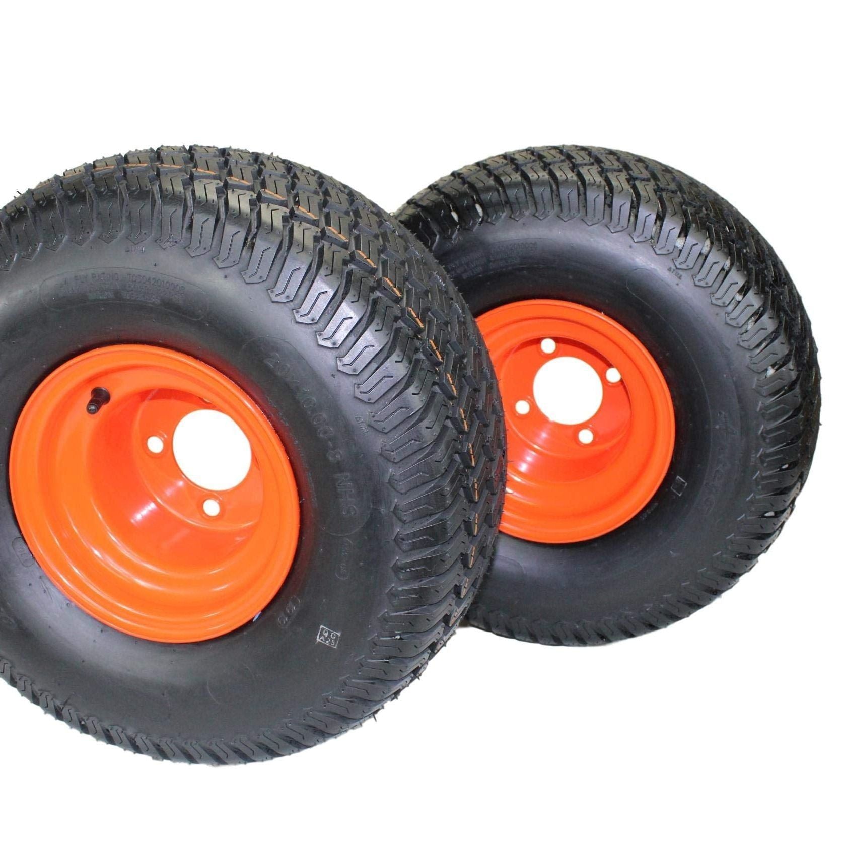 Bad Boy Heavy Duty 20x10.00-8 Tire & Wheel Assemblies (Set of Two).