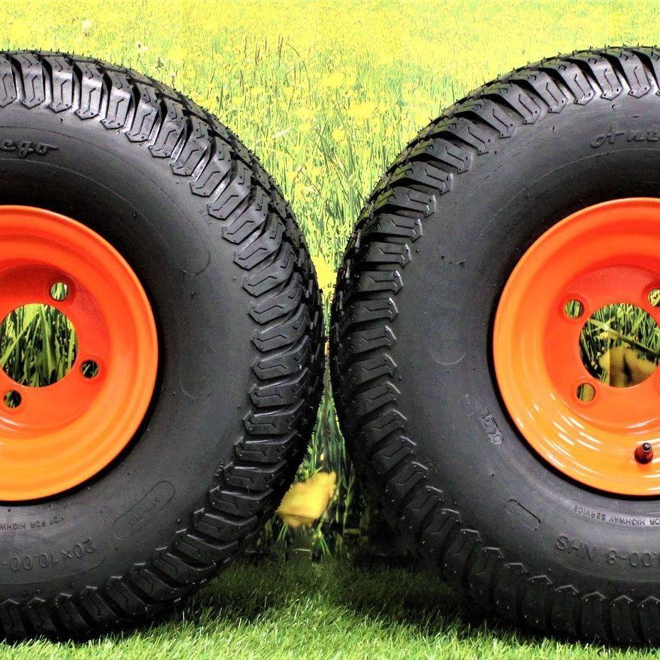 Bad Boy Heavy Duty 20x10.00-8 Tire & Wheel Assemblies (Set of Two).