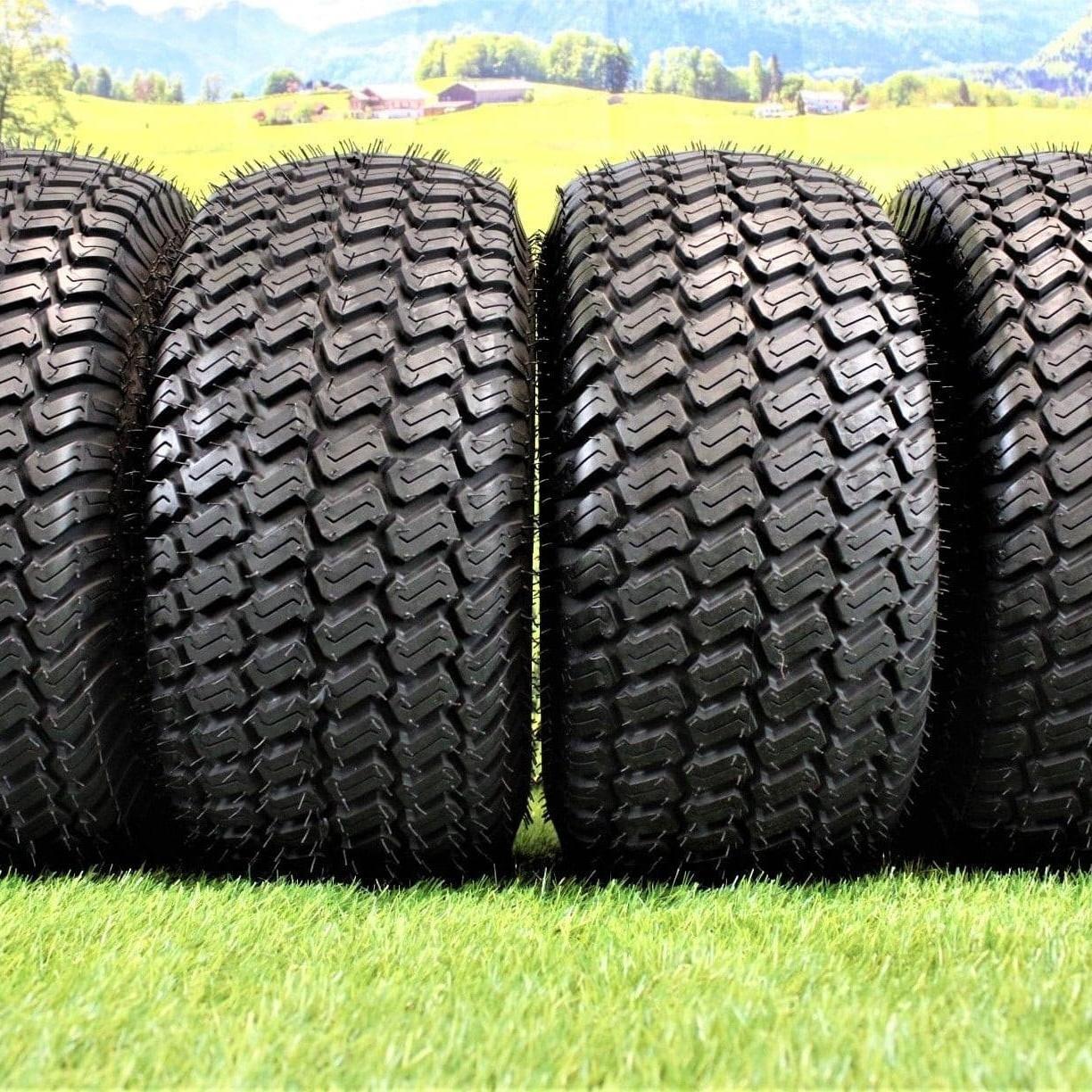 18x8.50-8 with 8x7 Gray Assemblies for Golf Cart and Lawn Mower (Turf Tread ATW-003)(Set of 4).