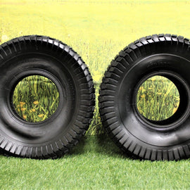 20x10.00-8 2 Ply Turf Tires for Lawn & Garden Mower (Set of Two).