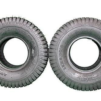 15x6.00-6 4 PLY Turf Tires for Lawn & Garden (Set of Two).