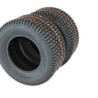 16x6.50-8 4 PLY Turf Tires for Lawn & Garden (Set of Two).