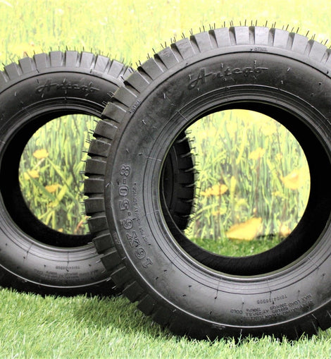 16x6.50-8 4 PLY Turf Tires for Lawn & Garden (Set of Two).