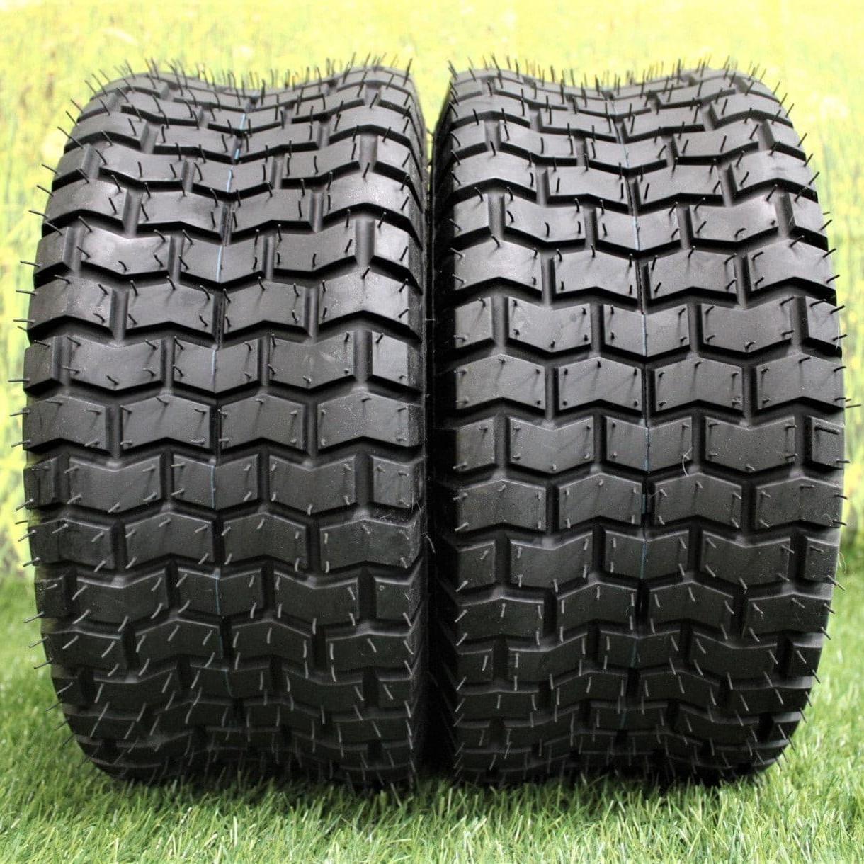 16x6.50-8 4 PLY Turf Tires for Lawn & Garden (Set of Two).