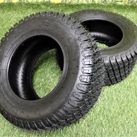 16X6.50-8 4 Ply Turf Tires for Lawn & Garden Mower (Set of Two).