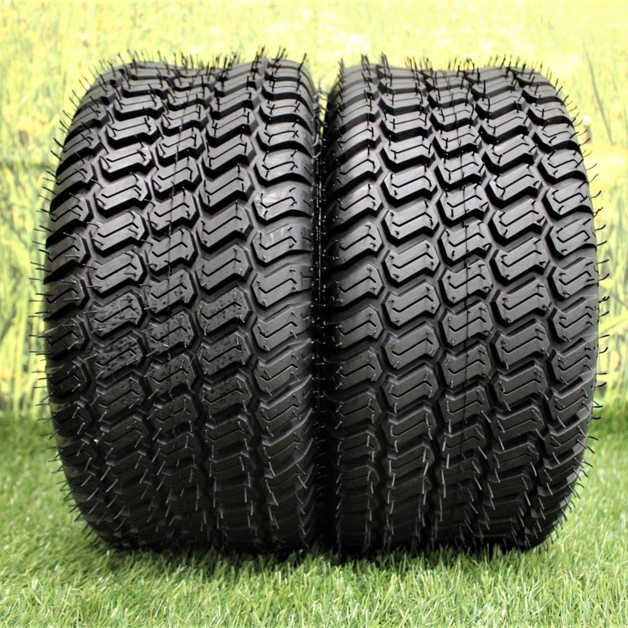 16X6.50-8 4 Ply Turf Tires for Lawn & Garden Mower (Set of Two).