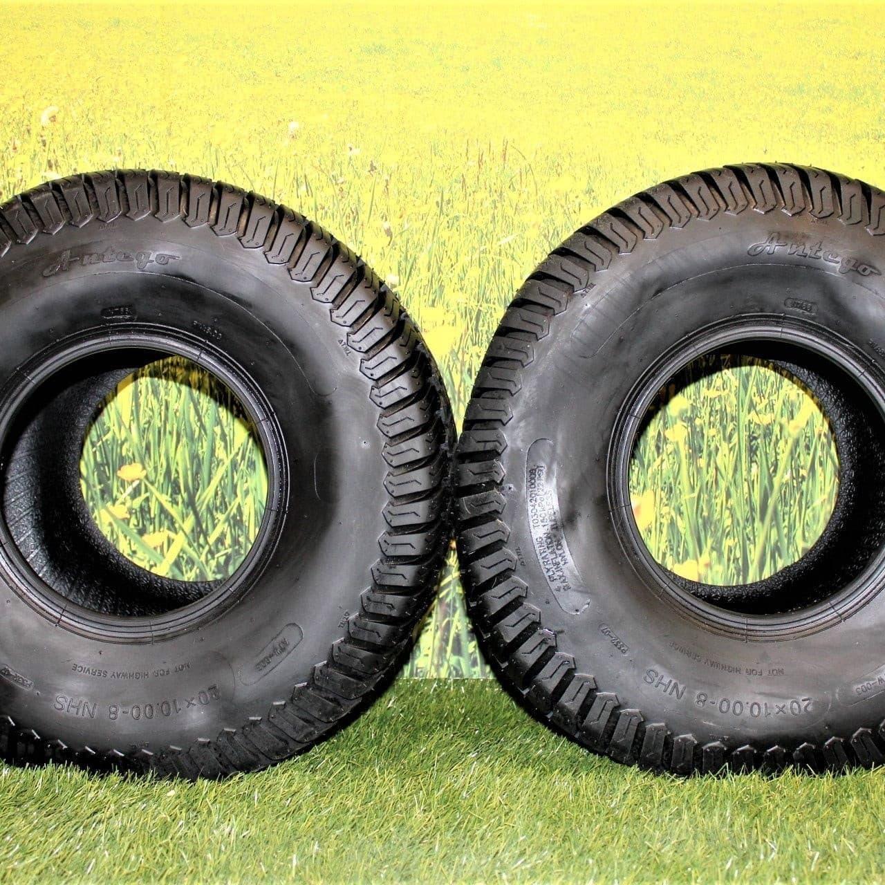 (Set of 2) 20x10.00-8 Tires (ATW-003).