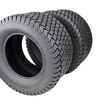 24x12.00-12 4 Ply Turf Tires for Lawn & Garden Mower (Set of 2).