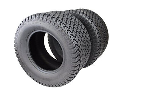 24x12.00-12 4 Ply Turf Tires for Lawn & Garden Mower (Set of 2).