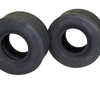 11x6.00-5 4 Ply Smooth Tread for Lawn & Garden Zero Turn Mower (Set of Two).