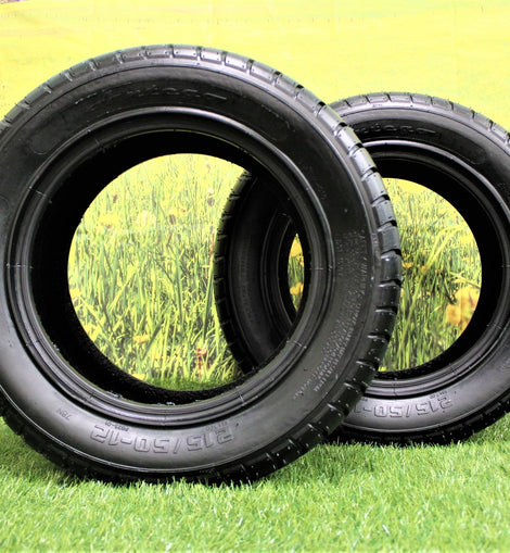 215/50-12 4 Ply (Set of 2) Golf Cart Tires DOT Rated ATW-016