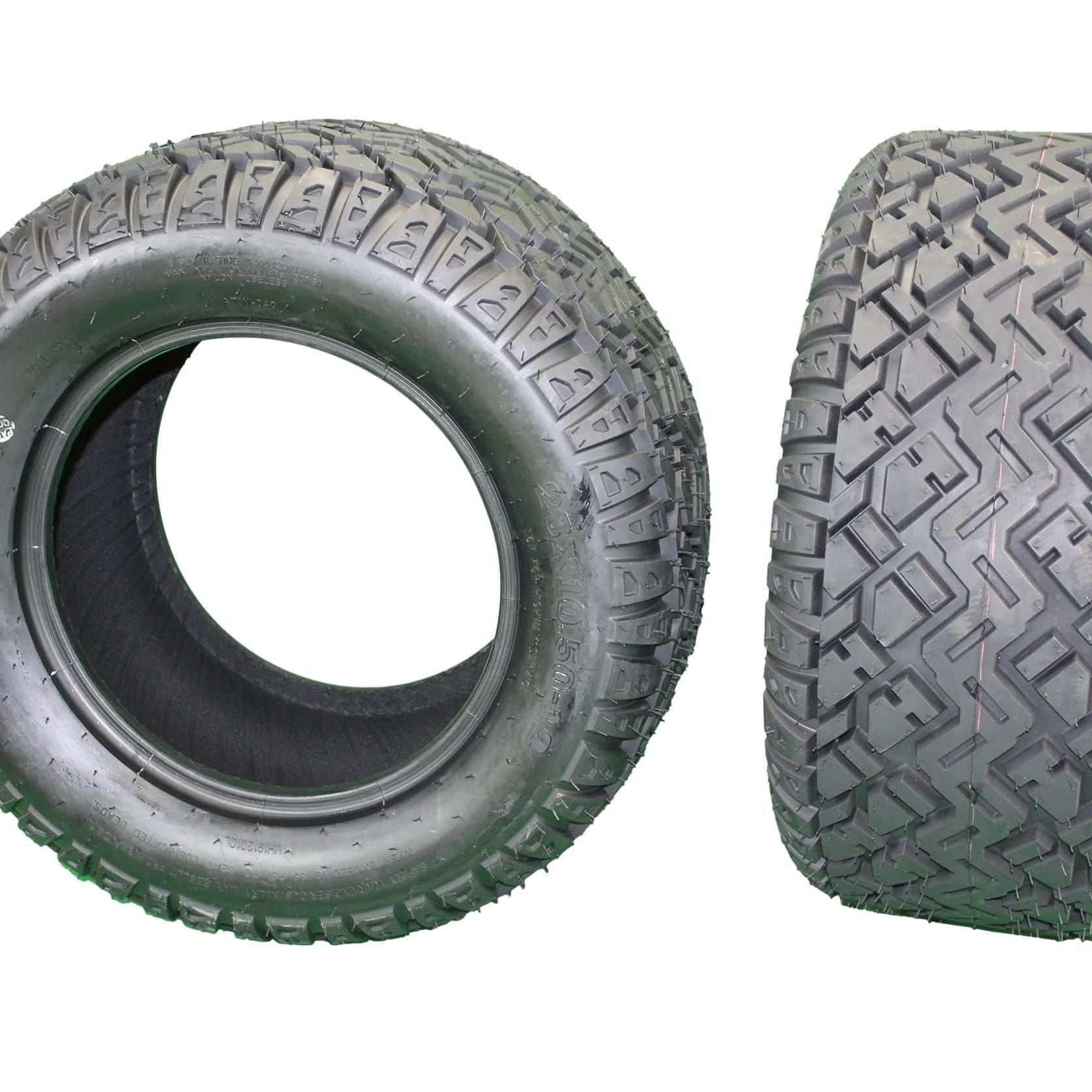 (Set of 2)23x10.50-12 ATW-040 Commercial Zero Turn Lawn Mower Tire.