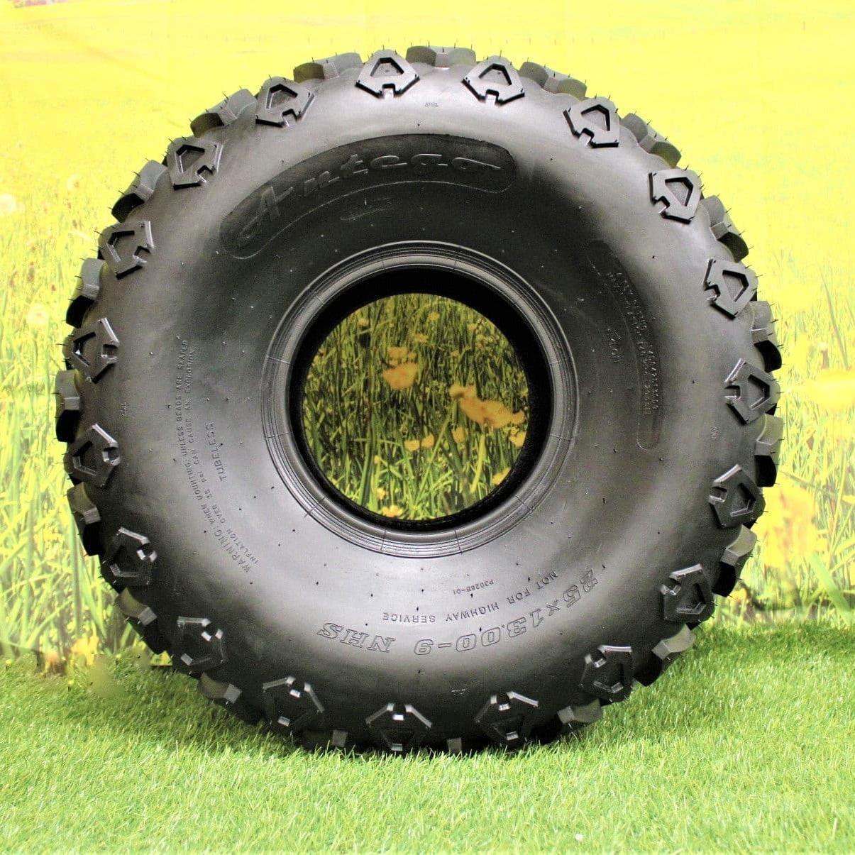 25x13.00-9 Tire for Gator, ATV, UTV, Side by Side Golfcart, and Caymon.